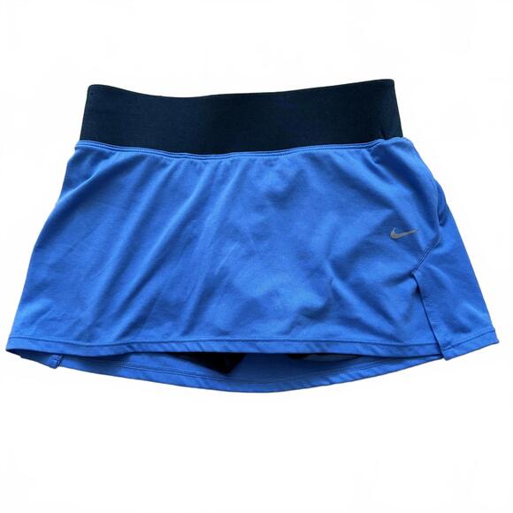 Nike Pants - Nike Dri-Fit Skort Skirt Compression Shorts Low Waist Blue Women's Size XS